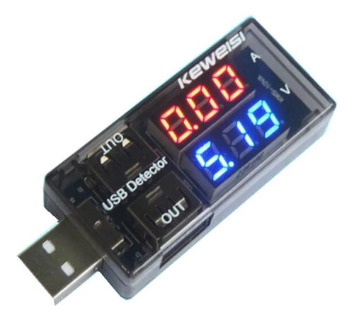 KEWEISI KWS-10VA USB Load Tester - Voltmeter Ampermeter 0