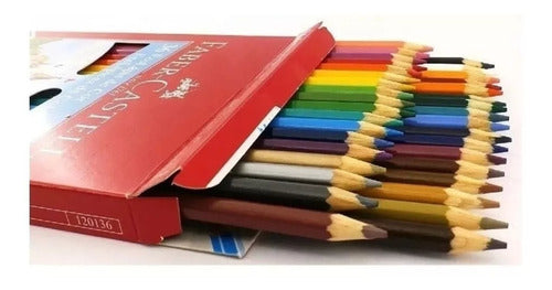 Faber-Castell Colored Pencils X 36 Long + Sharpener 1