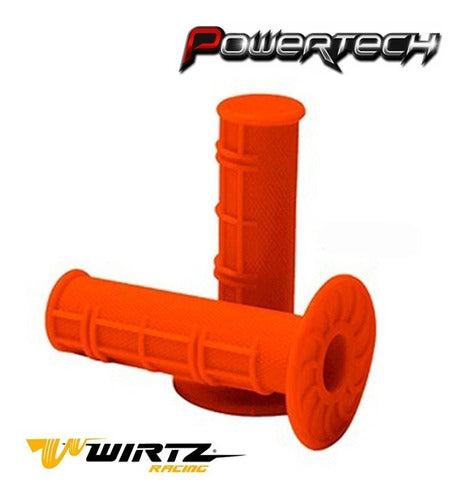 Wirtz Puños Motocross Enduro MX Half Waffle Fluo 5