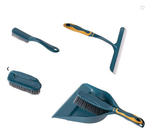 Set of 5 Pieces Cleaning Kit Brushes Dustpan and Mini Dustpan 7
