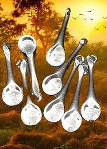 Silant Crystal Drops Pack of 8 Tears/Droplets 55mm Transparent Glass 1