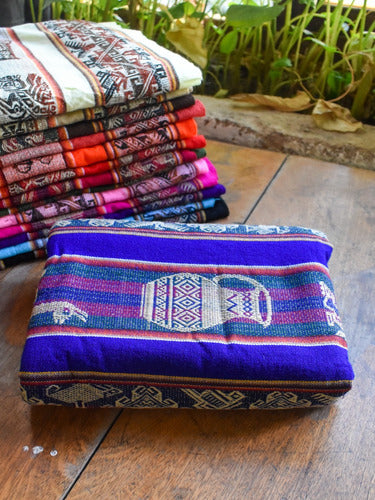 Pack of 2 Aguayo Norteño Inca Blankets 1.15 x 1.15 18