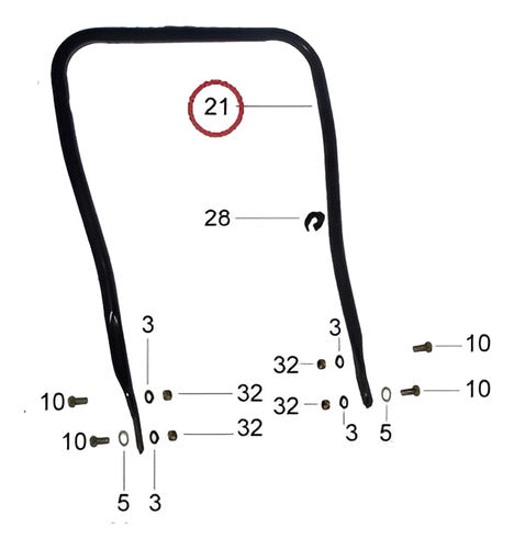 Dibra Lower Handle R62n / R65n / R68n / R70n / R75n 0