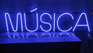 LED Neon Music Sign 20 cm Height Suitable for Interior 0