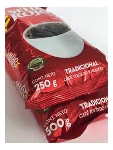 Café Colombiano Sello Rojo 250gr Tostado Molido En Venestore 3