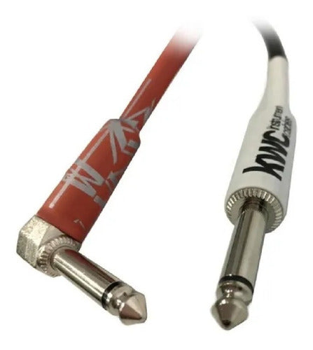 KWC Cable Plug-plug 90° Neon 526 Eddie Van Halen 6mts 2