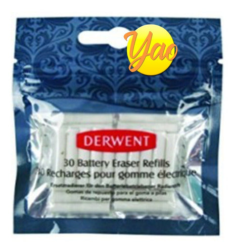 Repuestos Para Goma A Pilas Derwent Ereaser Battery 30 Unid 0