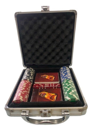 Grant's Poker and Generala Game Set in Aluminum Case 0