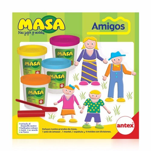 Masa Para Moldear Modelo Amigos Original Antex 0