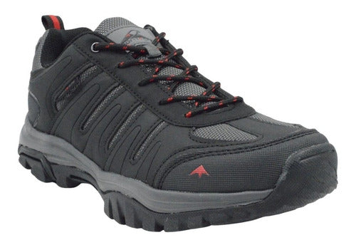 Montagne Zapatilla Hombre Stride/Nero y Gris 0