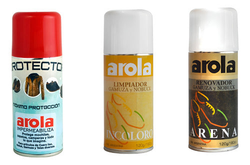 Arola Combo Protector + Cleaner + Suede Renovator 0