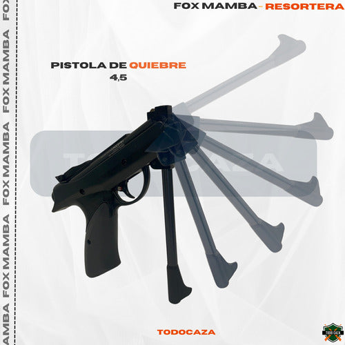 Fox Mamba Spring-Piston 4.5mm Pellet and BB Gun with Targets and Pellets 1