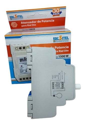 Prismaluz Atenuador De Potencia Para Riel Din 1500W RBC 220V 1