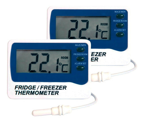 Termómetro Digital Con Alarma Para Heladera Freezer Ambiente 0