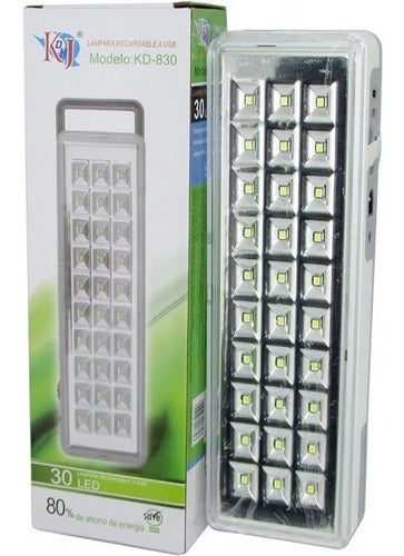 OEM Emergency Light 30 LEDs Rechargeable USB 1