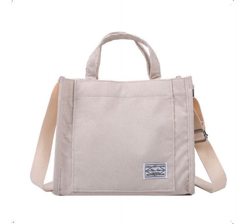 Set of 2 Small Women's Handbags Crossbody Shoulder Bag in Soft Corduroy Fabric 55