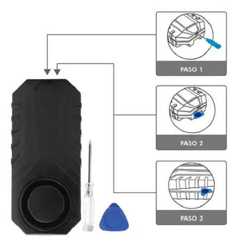 Alarma Antirrobo Inalambrica Moto Bici Monopatin C/control 2