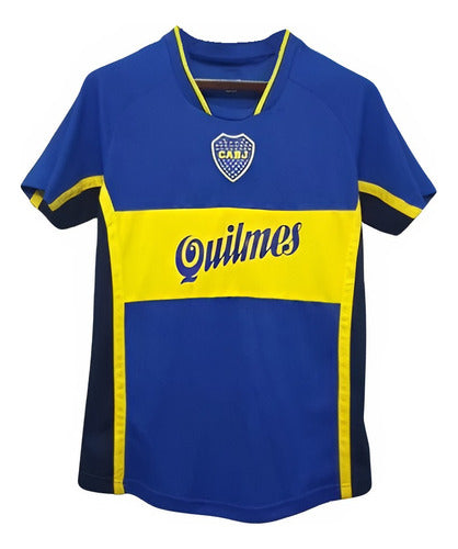 Boca Juniors Retro 2001 Riquelme Quilmes Shirt 0