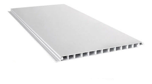 Steel Plastic Pvc Blanco 2,30 Metros X 200mm X 14,5cm 0