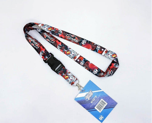 Official DC Comics Harley Quinn Lanyard Keychain Ribbon 1