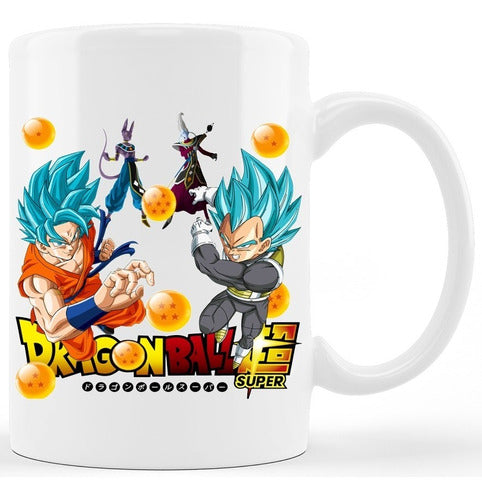 Taza Dragon Ball Personalizada C/ Tu Nombre En Taza O Asa 0