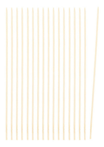 Bamboo Skewers Brochettes - Pack of 90, 3mm x 15cm 3