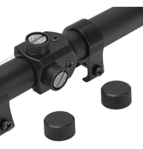 4x20 Telescopic Sight for Air Rifles + Mounts 4