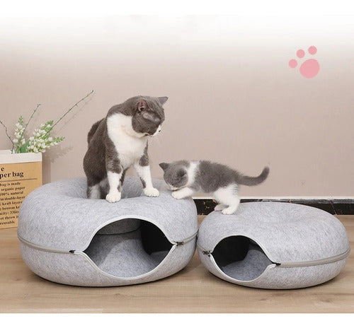 Genérica Donut-Cama Interactiva Para Gatos 2