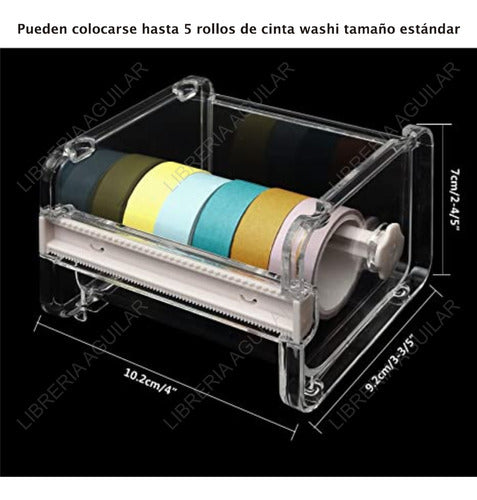 IbiCraft 3 Washi Tape Dispenser Stackable Rationer 7