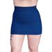 High-Waisted Mini Skirt with Belt - Cotton Lycra Size Large 0