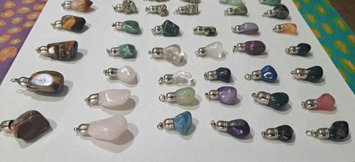 Natural Semi-Precious Stone Charms Kit - Set of 50 2