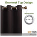 Nicetown Blackout Curtains with Grommets and Thermal Insulation 1