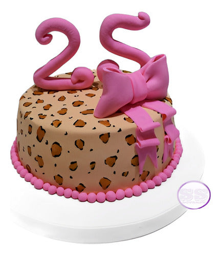 Torta Animal Print - Ideal Para Eventos - Cumpleaños ! 0