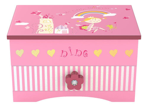 Caja De Música Princesa Con Bailarina Decorativa Para Niñas 7