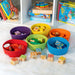 Focus Toys Rainbow Basket Set - High Quality Playtime Organizer 4