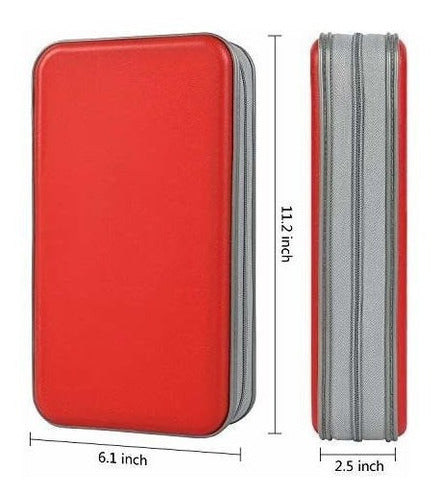 Alavisxf Xx Cd Dvd - Portable Case - Capacity 96u - Red 2