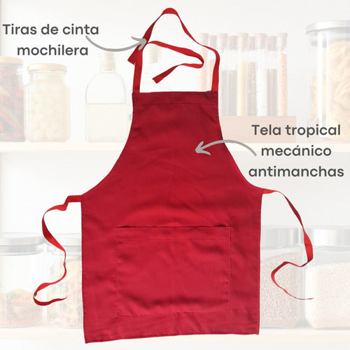 Ragazza Unisex Antimanchas Kitchen Apron with Pocket 2