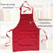 Ragazza Unisex Antimanchas Kitchen Apron with Pocket 2