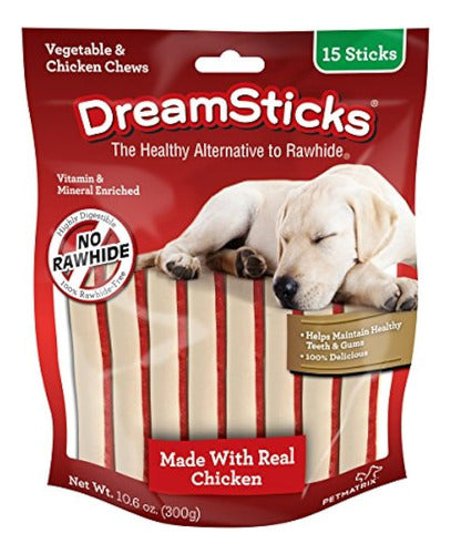 Palitos Masticables Para Perros Dreambone Con Sabor A Pollo 0