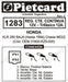Regulator 12V Honda XLX 250 (Low - 6A Three-phase) Pietcard 1283 3