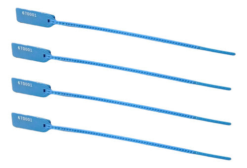 Tidy Blue Security Seal Long 25cm x 50u 0