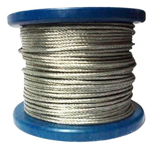 Cable De Acero Galvanizado 4mm, 6x7+1 Rollo X 150mts Connor 0