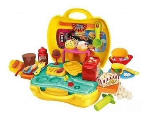 Explorer Fan My First Snack Bar Suitcase with Dough 35 Pieces Love 0