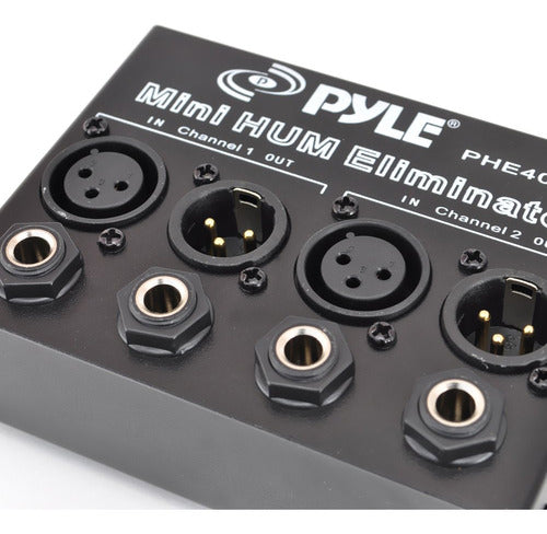 Pyle Pro Phe400 Hum Noise Eliminator 2 Channel Box With Trs 1