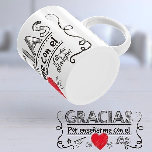 28 Diseños Tazas + Poleras Día Del Profesor (vector+png) 6