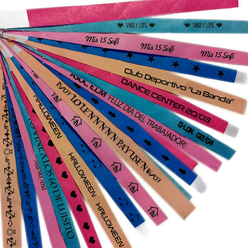 Tyvek Custom Event Wristbands Pack of 100 0