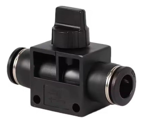 ESPNEUMATIC 3-Way Cutoff Valve with Quick Connect 6mm 0