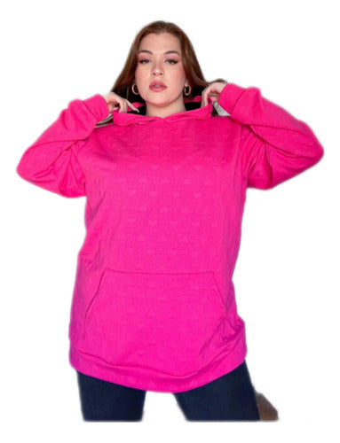 Maxi Hoodie Kangaroo Sweatshirt Plus Size Special 0