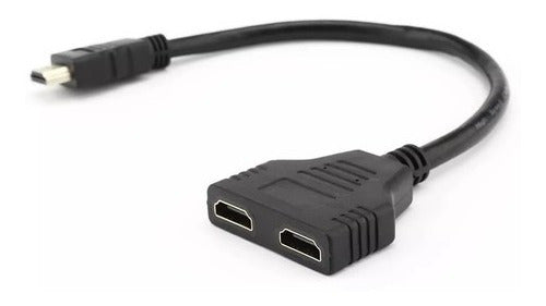 Genérica HDMI 1.4 Splitter 1 Male to 2 Female Adapted for You 1