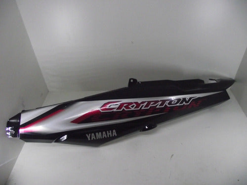 Yamaha Cacha Lateral Trasera Izquierda Roja New Crypton 110 2